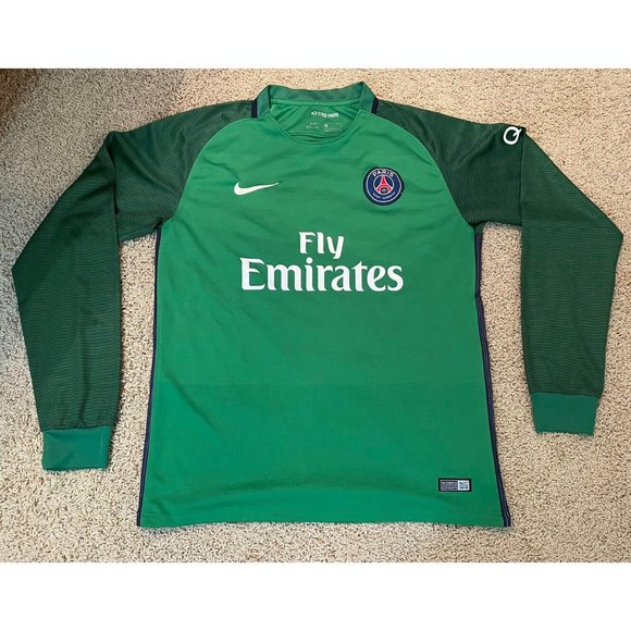 Nike Other - Nike 2016 Paris Saint Germain Long Sleeve Soccer Jersey PSG Men Sz L Large Green